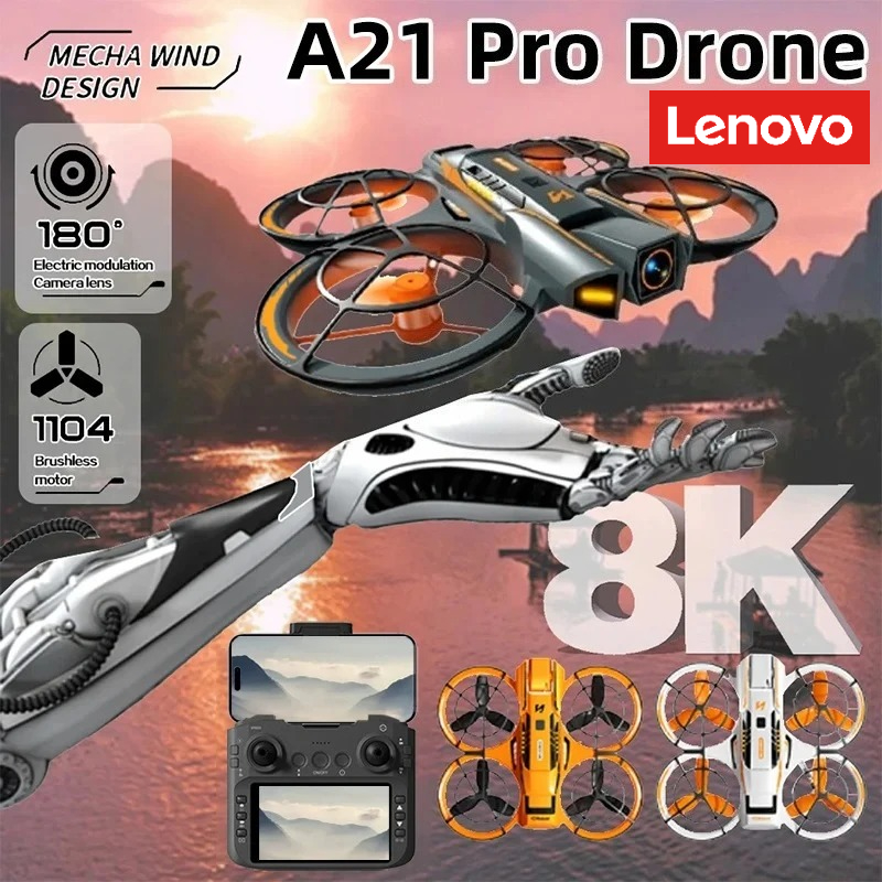 Drone Camera Night Vision - Lenovo A21 Pro Drone 4K Professional