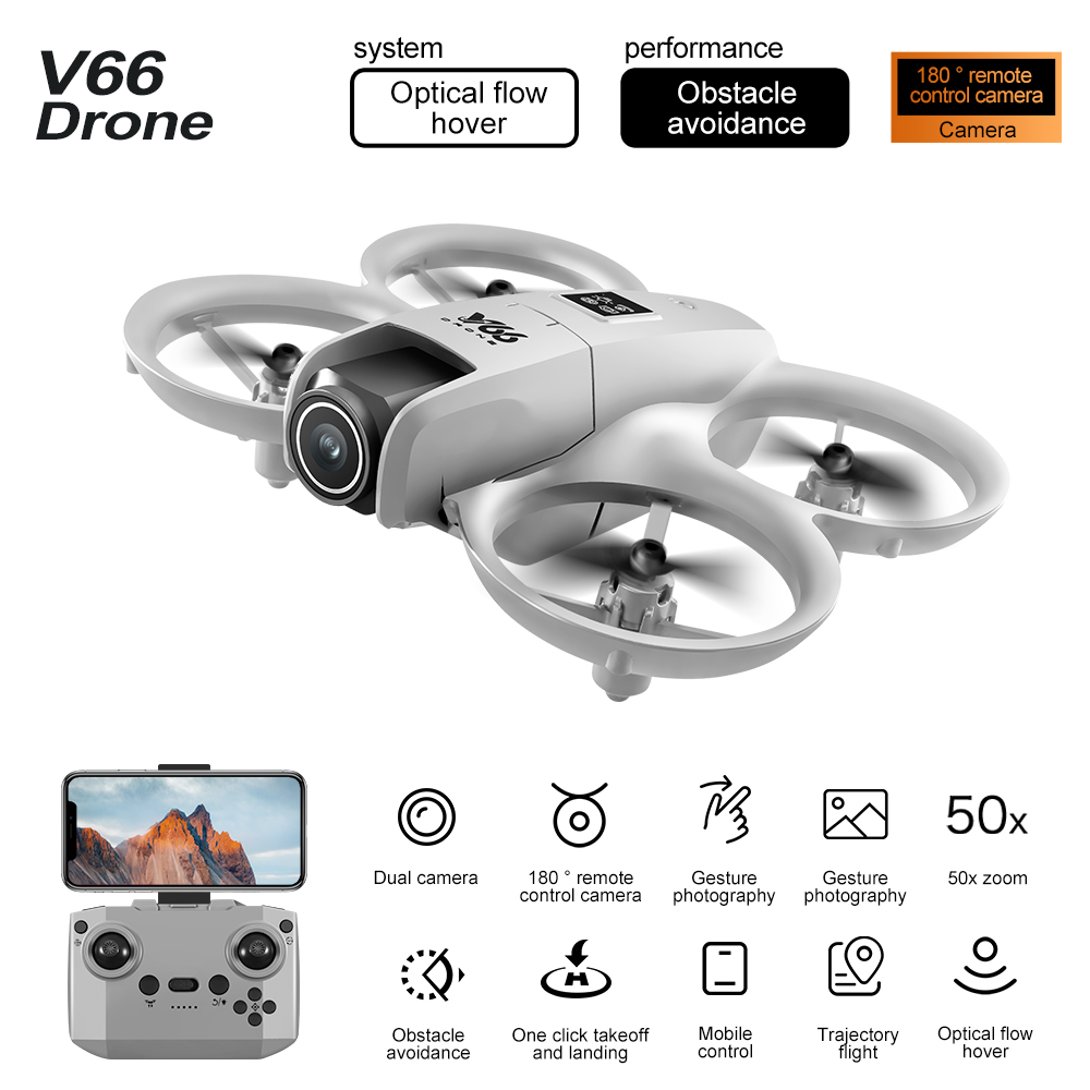 Drone Camera Wide Angle - V66 4K HD Wide Angle Camera