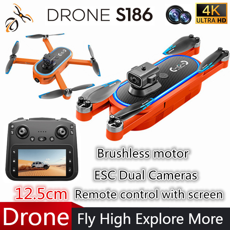 2025 S186 Drone Professional 4 - Drone Camera Professional recension och pris