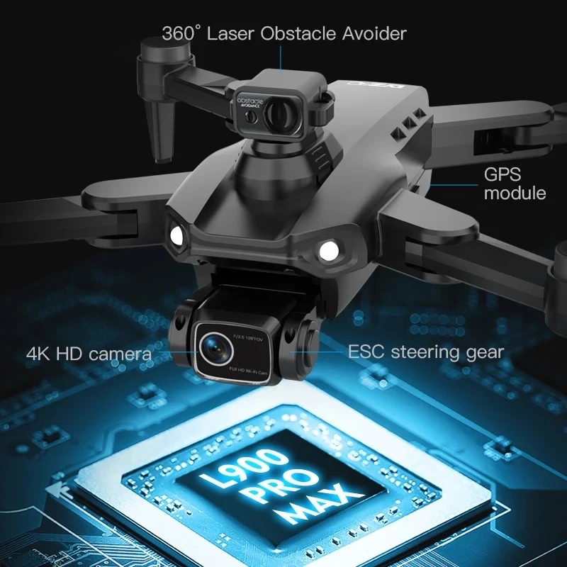 L900 Pro MAX GPS Drone 4K Prof - Drone Camera Professional recension och pris