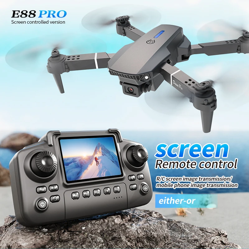 Professional E88 PRO Drone wit - Drone Camera Professional recension och pris