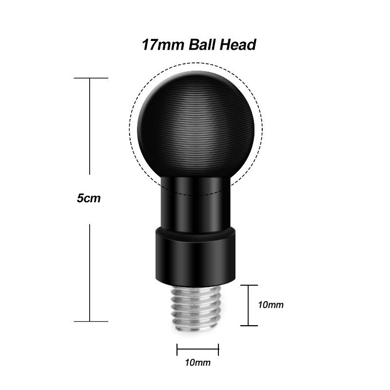 Aluminum 17mm Ball Head Adapte - Drone Camera Action recension och pris