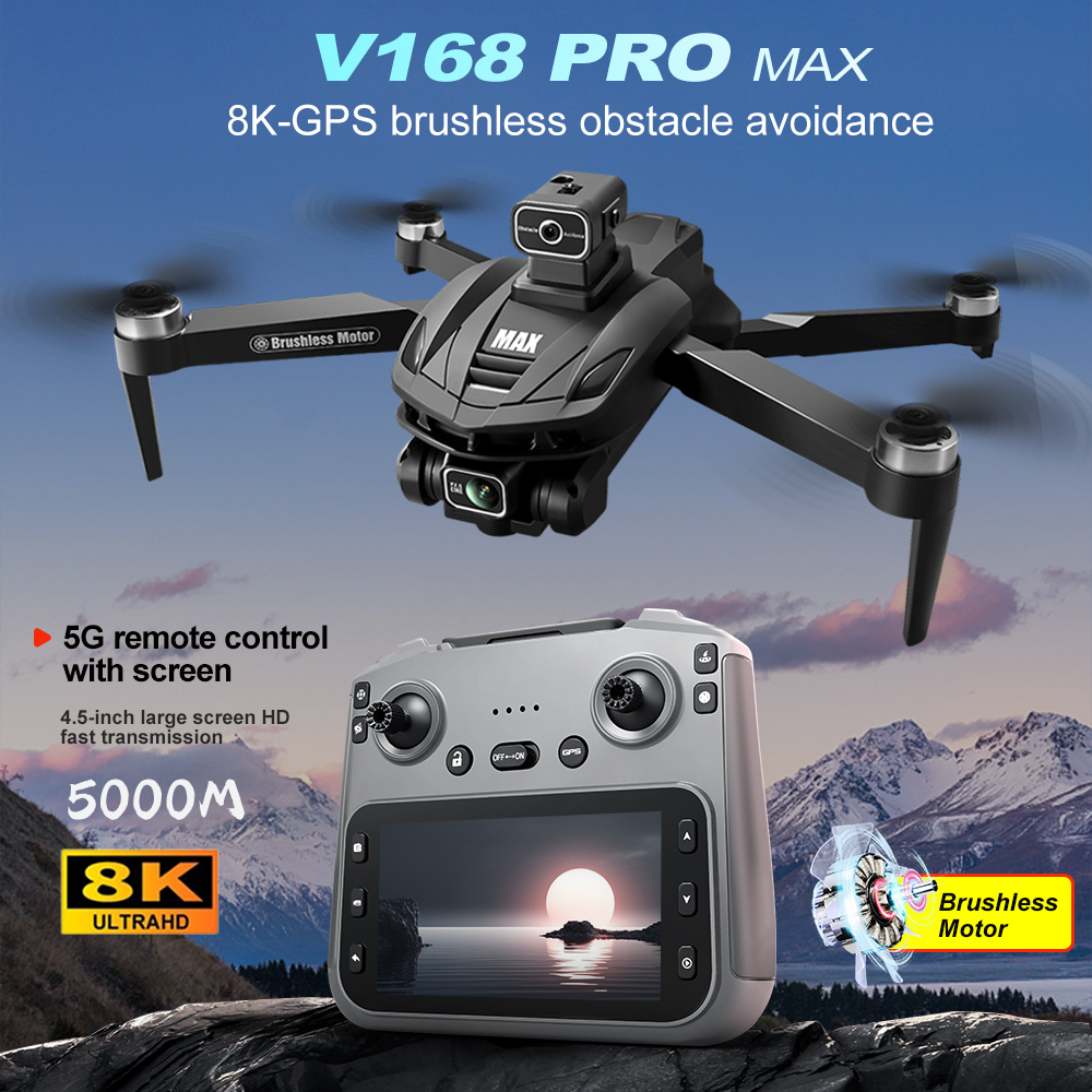V168 PRO Max GPS Drone 8K Prof - Drone Camera Professional recension och pris