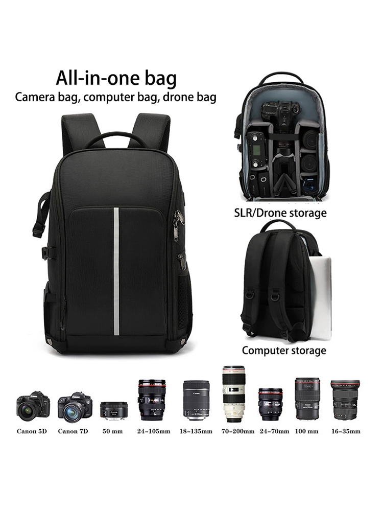 Outdoor Photography Backpack D - Drone Camera Case recension och pris