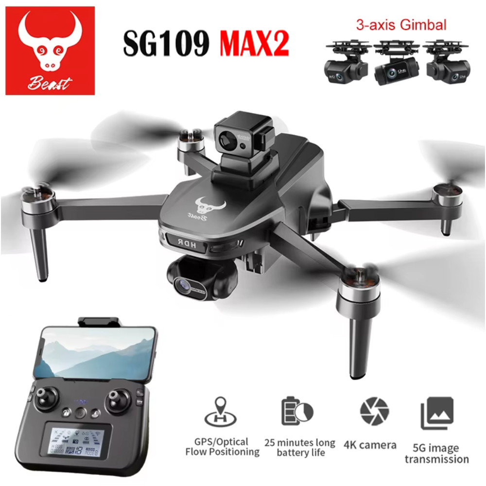 SG109 MAX2 Professional FPV 8K - Drone Camera Professional recension och pris