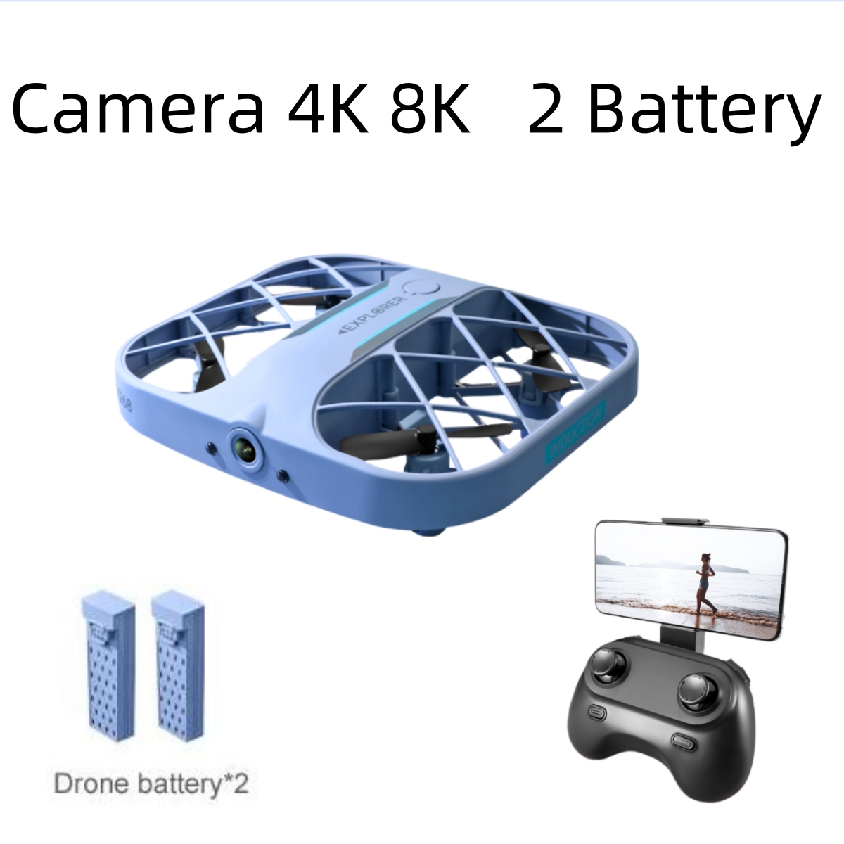 JJRC H107 FPV RC Drone with 2  - Drone Camera Lens recension och pris